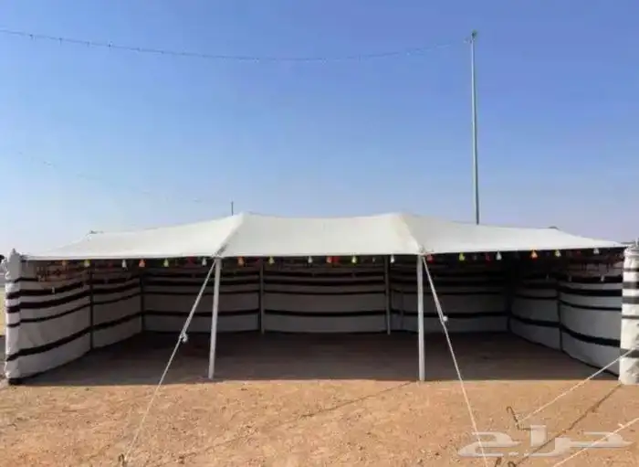 يتوفر بيوت شعر ابيض وسود جميع المقاسات 14