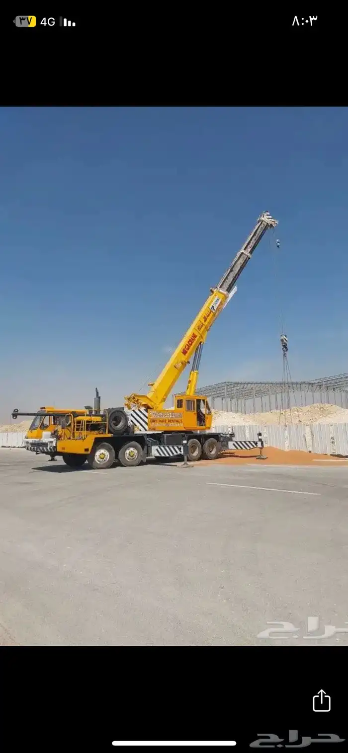 كرين رافعه للايجار باسعار مناسبه بالرياض 0