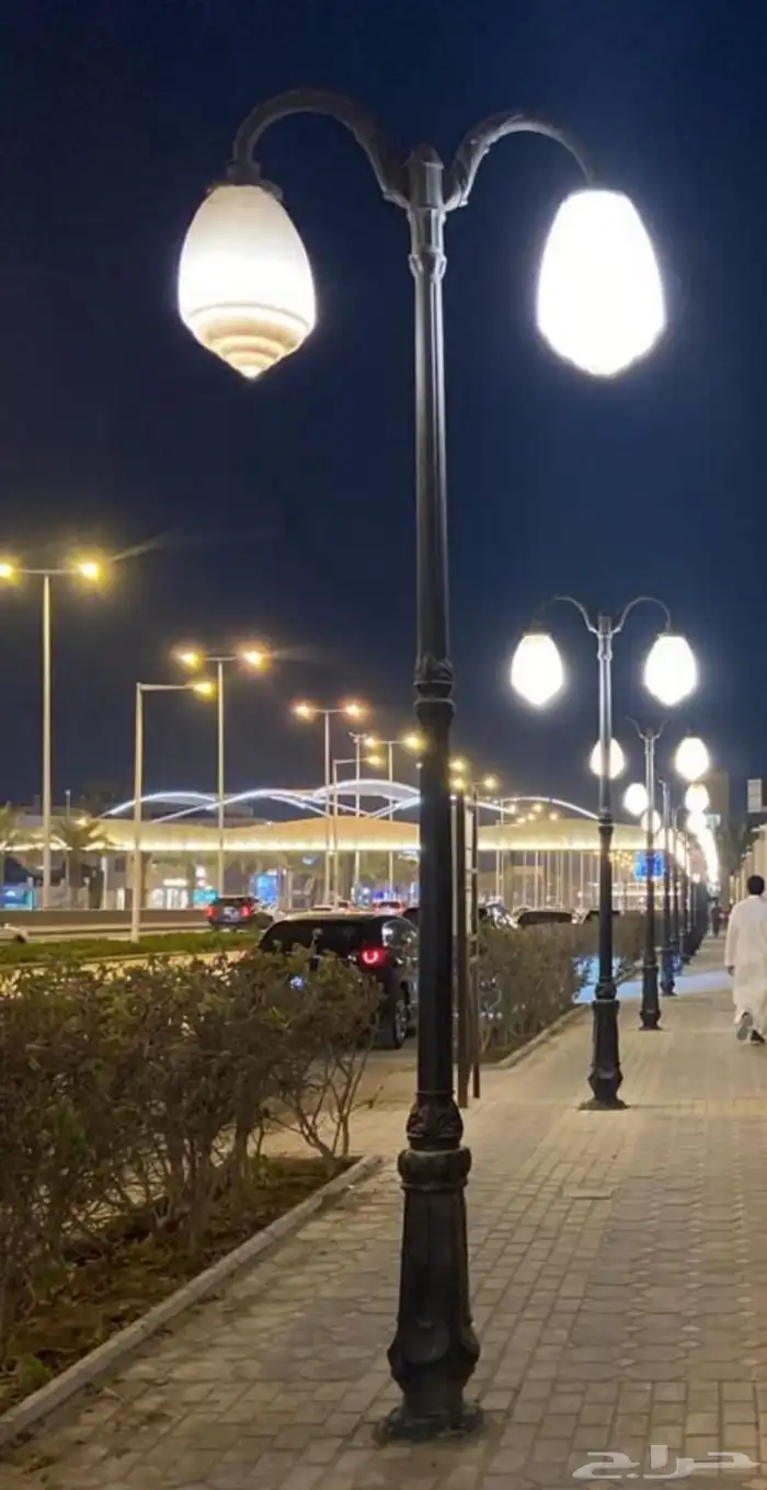 اعمدة أناره مضلع دائرية الشكل أعمده جماليه 55