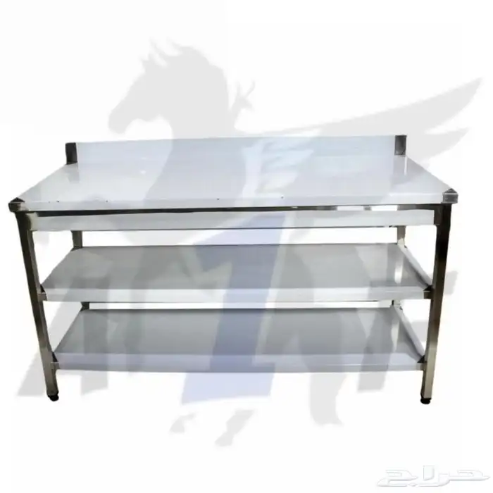 رف تخزين رف جداري طاوله استانلس ستيل ارفف استيل طاولات ستيل 10