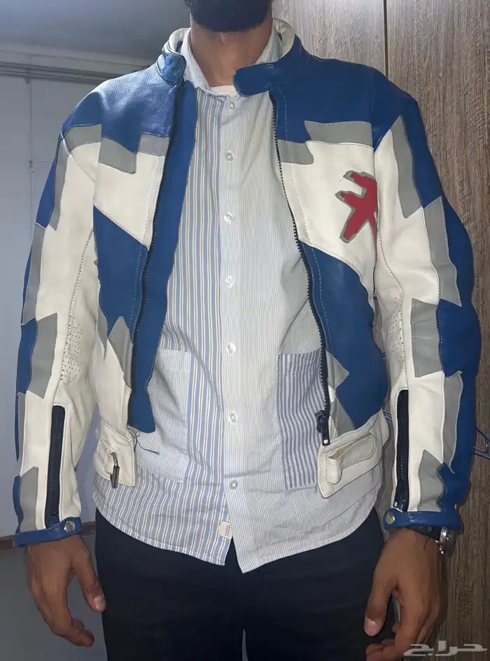 جاكيت جلد طبيعي - Suzuki Racing Leather Jacket 7