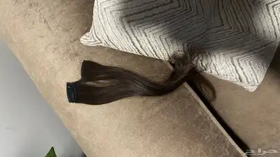 اكستنشن كلبسات شعر طبيعي 7 قطع للبيع 3