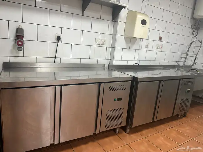 ثلاجه تبريد كونتر 2 باب للمطاعم والكوفيهات 0