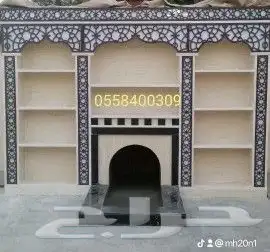 مشبات خشب رخام 5