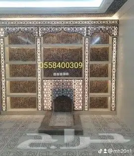 مشبات خشب رخام 6
