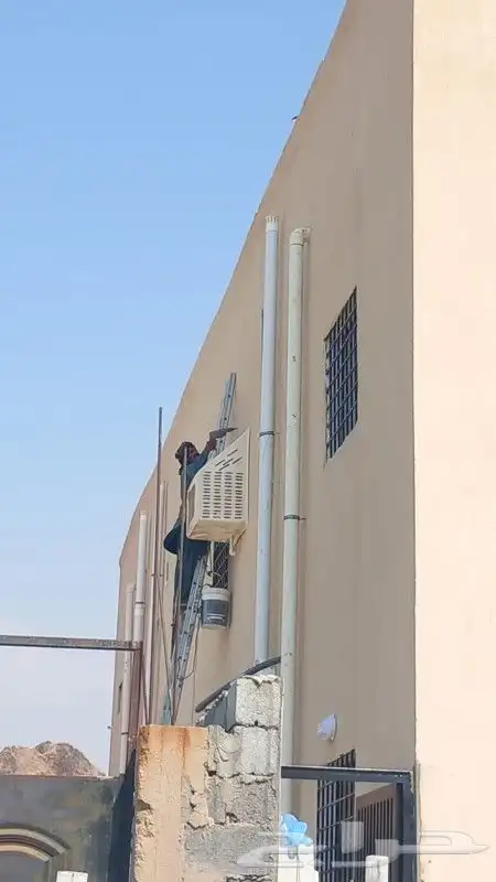 تركيب المكيف غطاء صندوق شبك م فات اغط ت 4