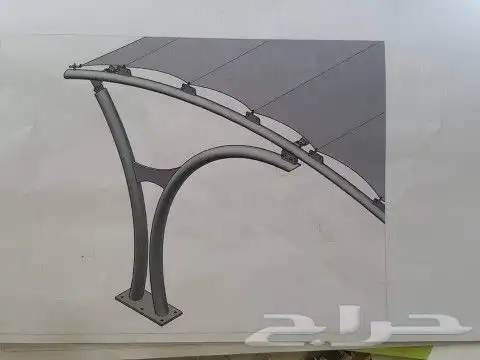 حداد مظلات وسواتر وساندويش بتل 1