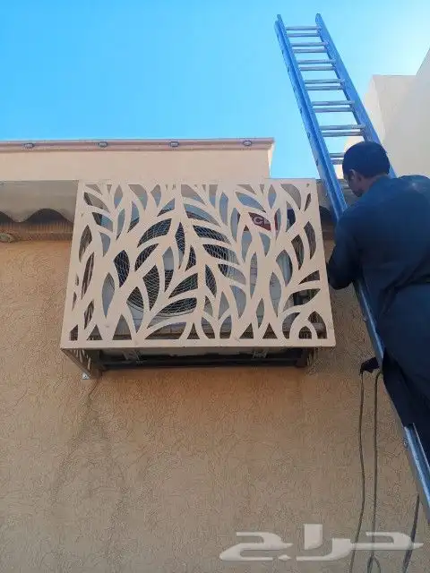 غطاء مكيف حماية المكيفات الخارجية و مراوح شفط الخارجية 2