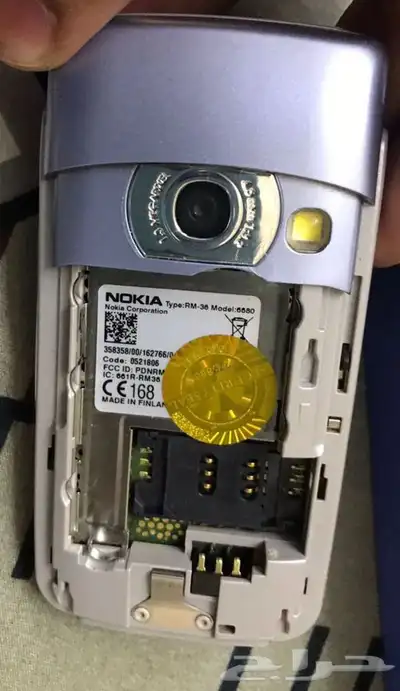 جوال نوكيا 6680 مستخدم نظيف جدا  بكرتونه وسماعاته 1