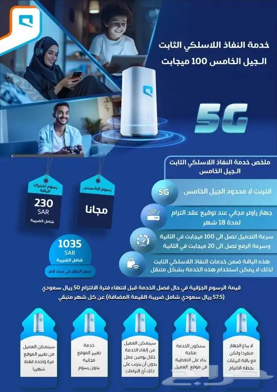 عرض المدرسه 5Gمن موبايلي 0