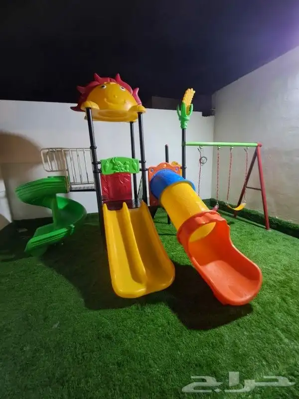 العاب اطفال جودة عالية وقوية زحاليق ومراجيح صحن دوار 1