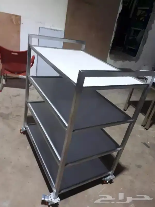 رف تخزين رف جداري طاوله استانلس ستيل ارفف استيل طاولات ستيل 26