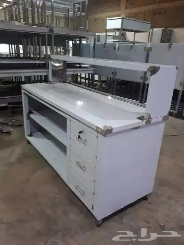 رف تخزين رف جداري طاوله استانلس ستيل ارفف استيل طاولات ستيل 28