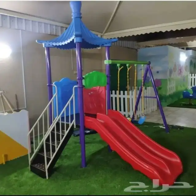 العاب اطفال جودة عالية وقوية زحاليق ومراجيح صحن دوار 4