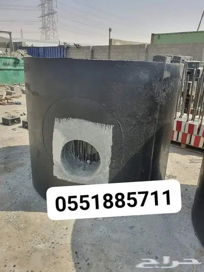 مصدات مواقف سيارات مصدات خرسانية حواجز طرق مناهل 20