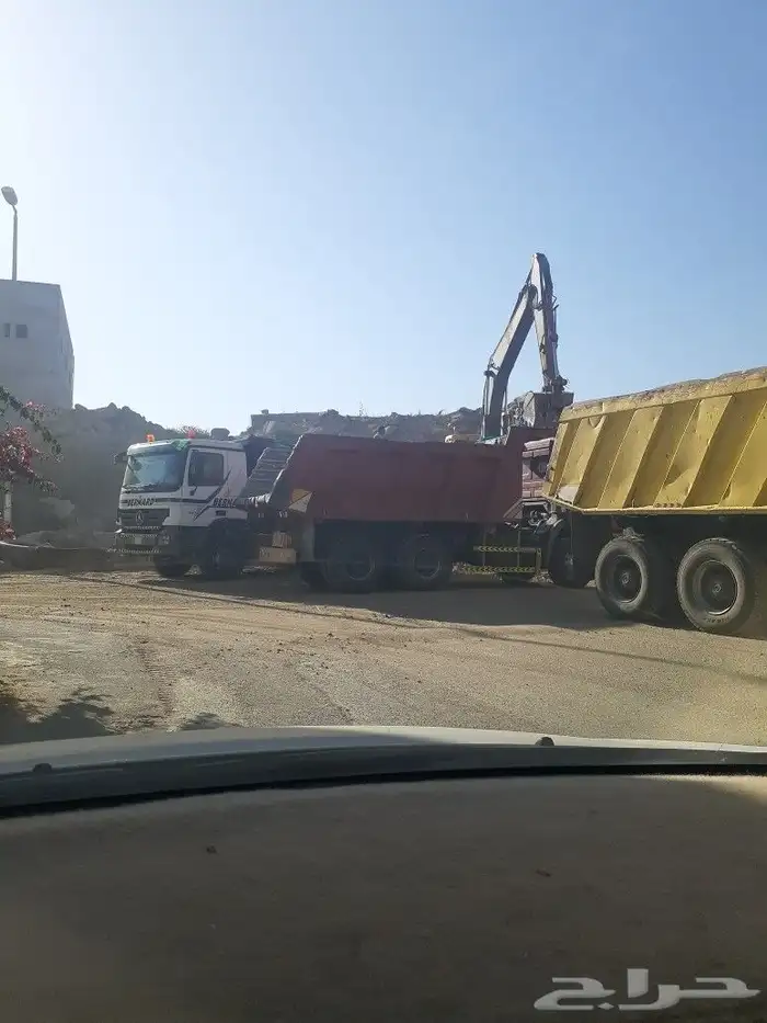 قص اراضي وبوكلينات للايجار وترحيل وبنيات حجر 0
