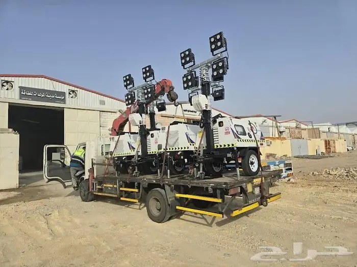 إيجار جميع أنواع مولدات كهرباء والتاور لايت  أعمدة الاناره 4