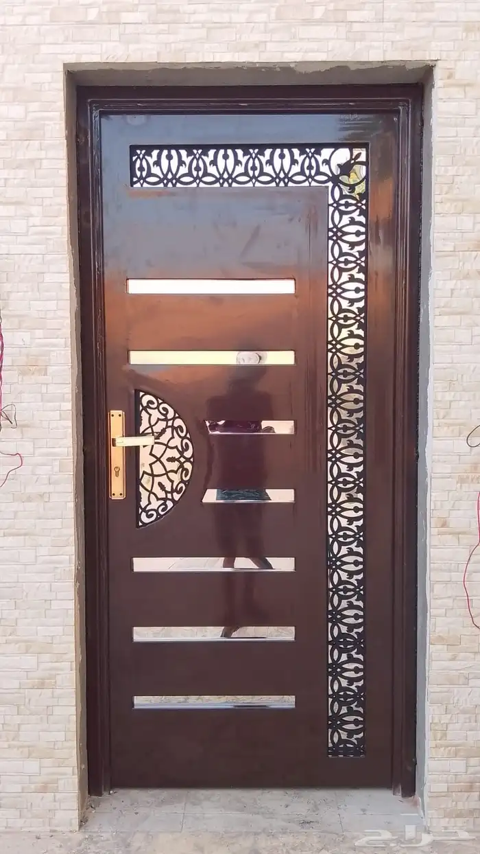 ابواب كلادينج حداده درابزين المنيوم جدة ومكه 10