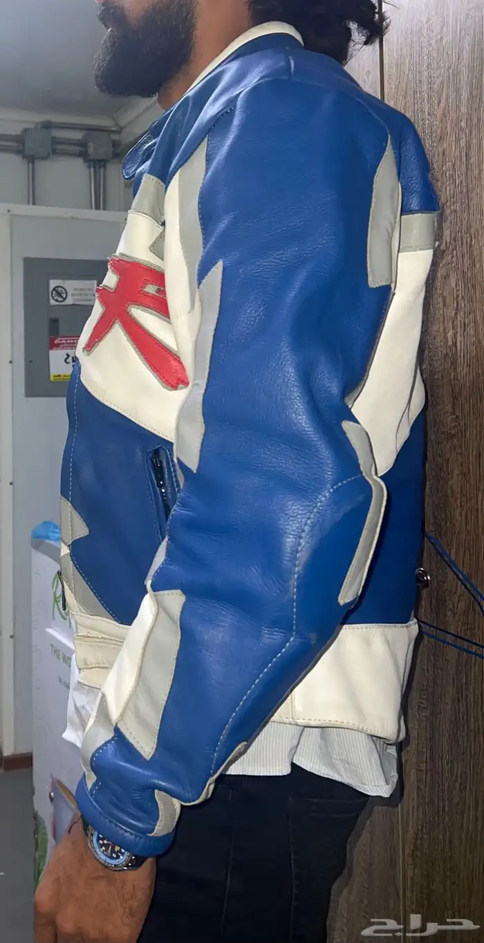 جاكيت جلد طبيعي - Suzuki Racing Leather Jacket 10