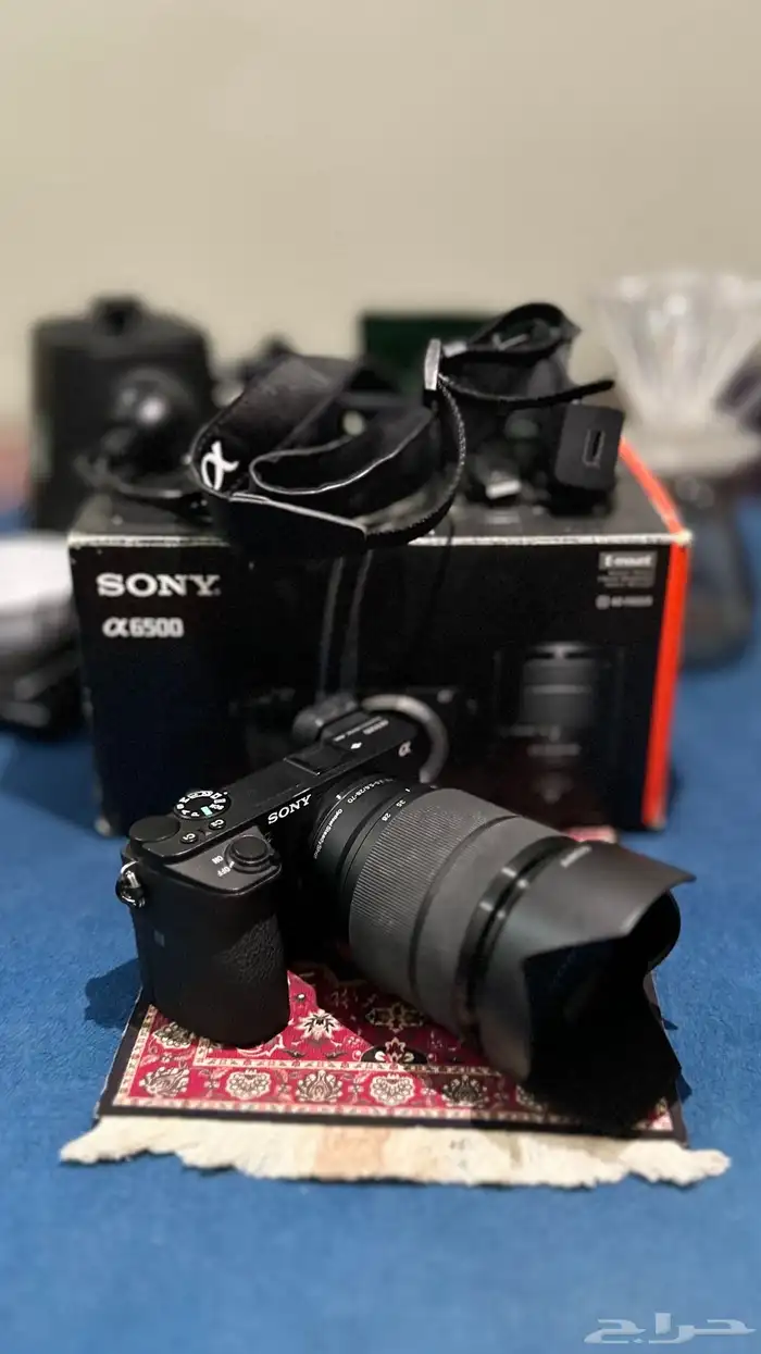 كاميرة سوني a6500 مع عدسة سوني 28-70 6