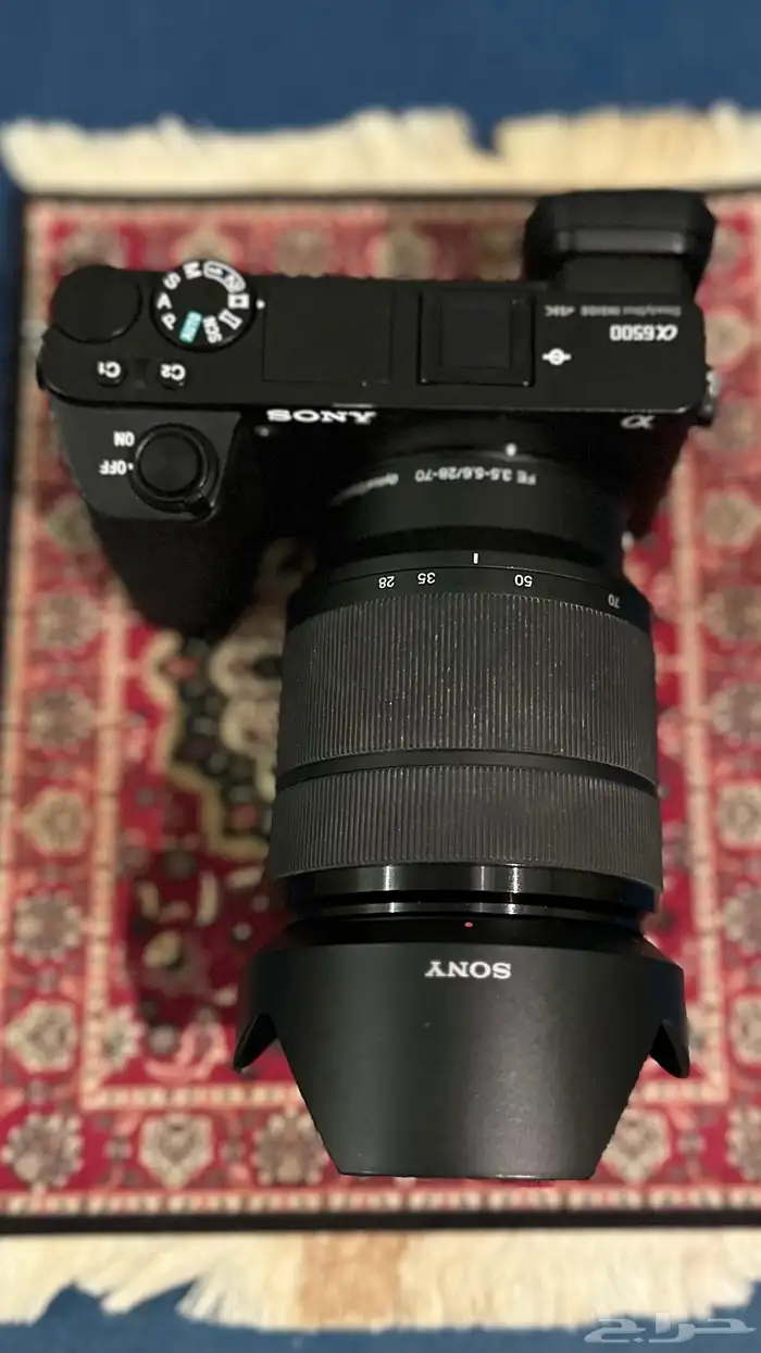 كاميرة سوني a6500 مع عدسة سوني 28-70 1