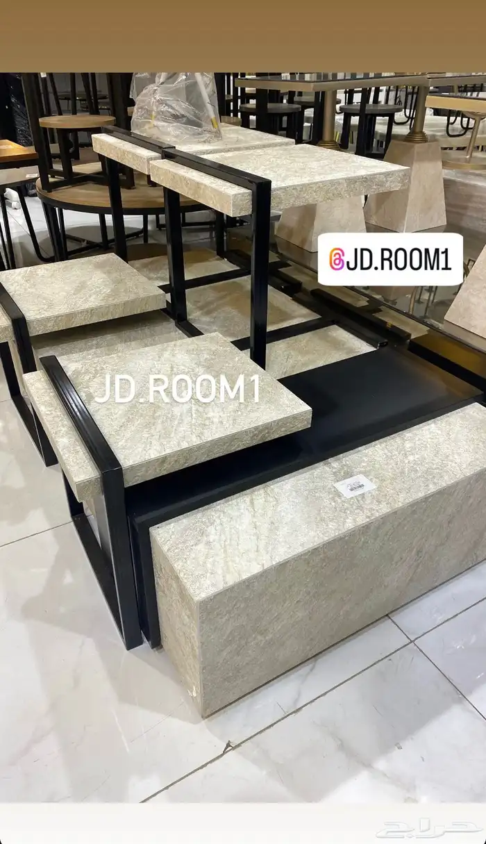 طاولات بديل الحجر 60