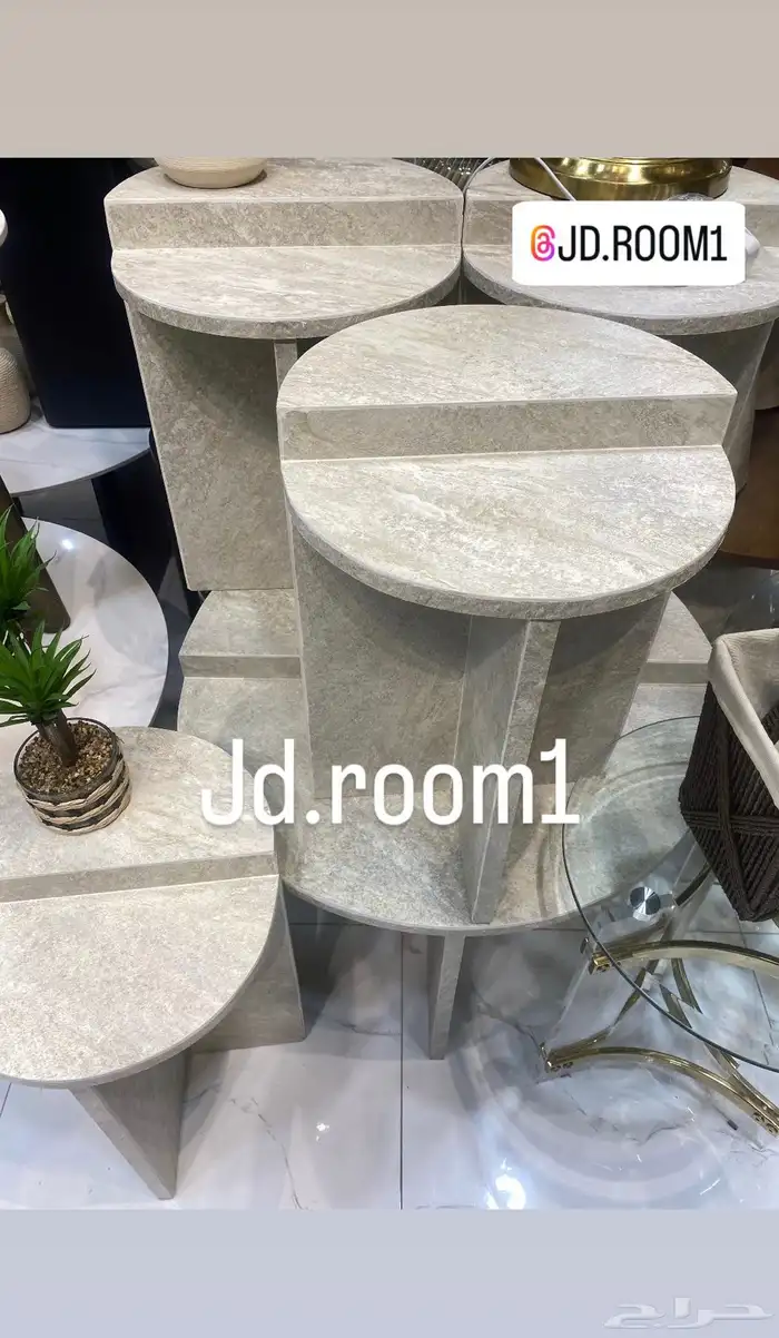 طاولات بديل الحجر 45