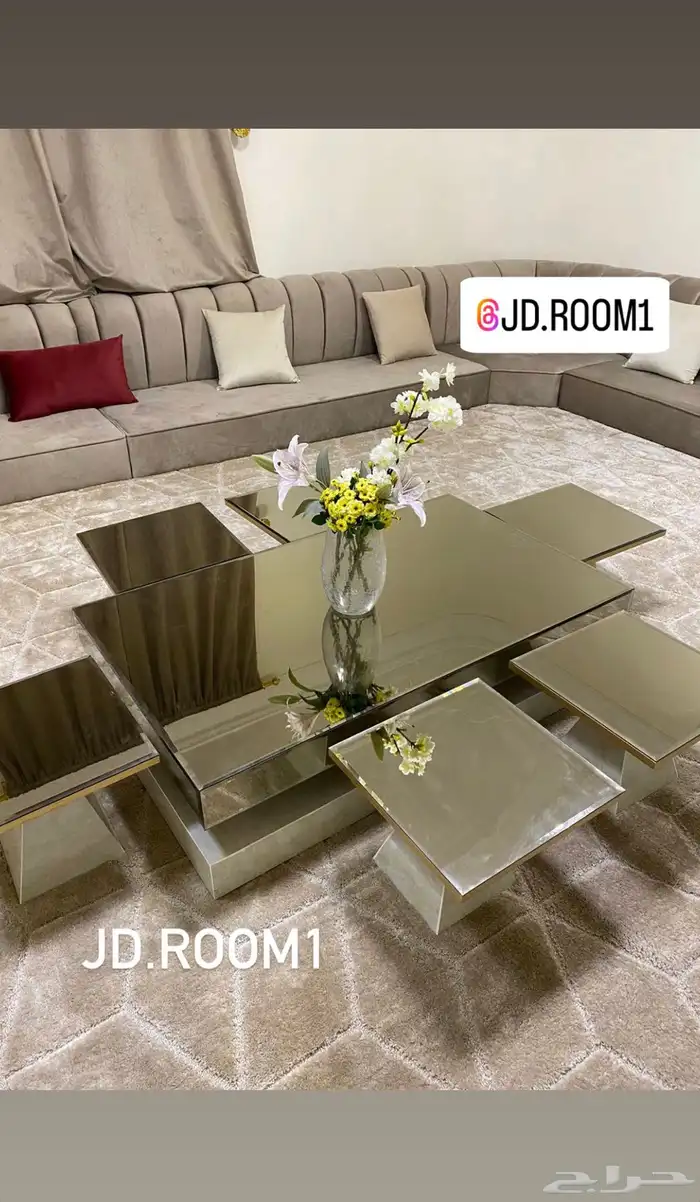 طاولات بديل الحجر 66