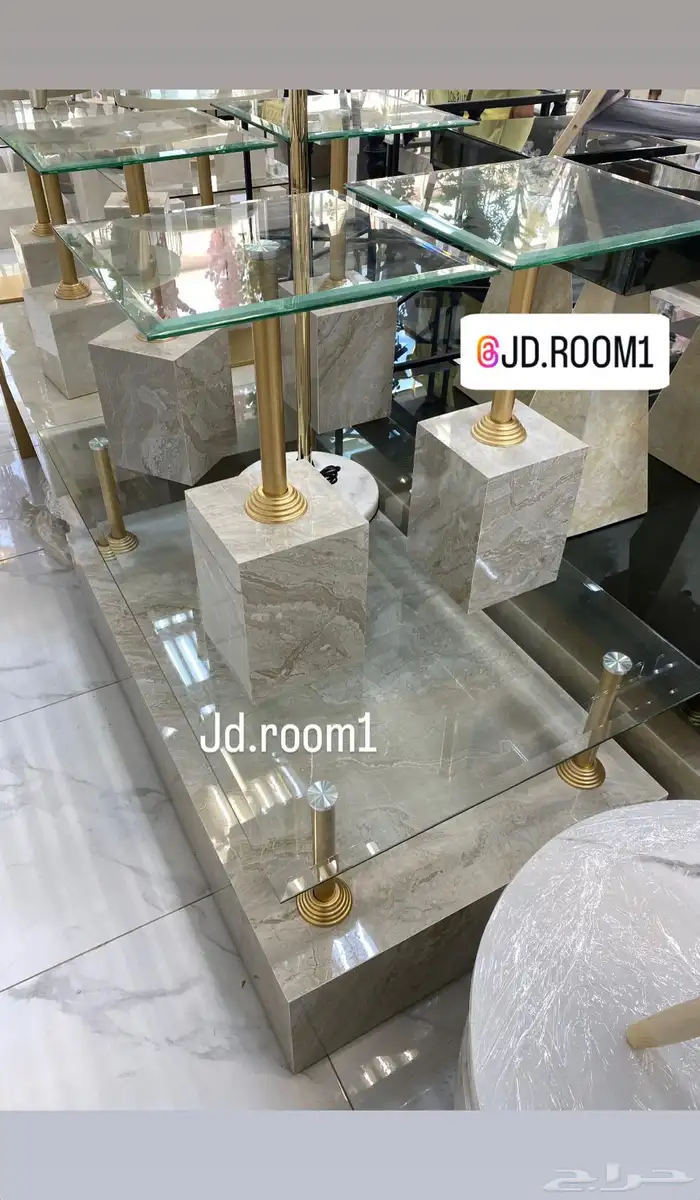 طاولات بديل الحجر 42