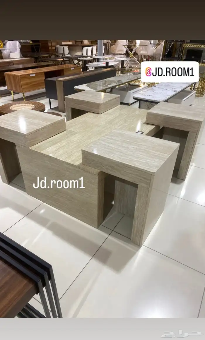 طاولات بديل الحجر 34