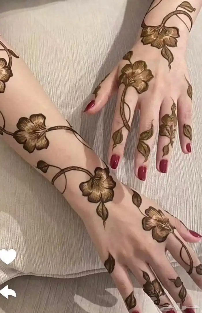 نقش حنا وصبغه اسود ورسومات حسب الطلب للكبار والصغار 6