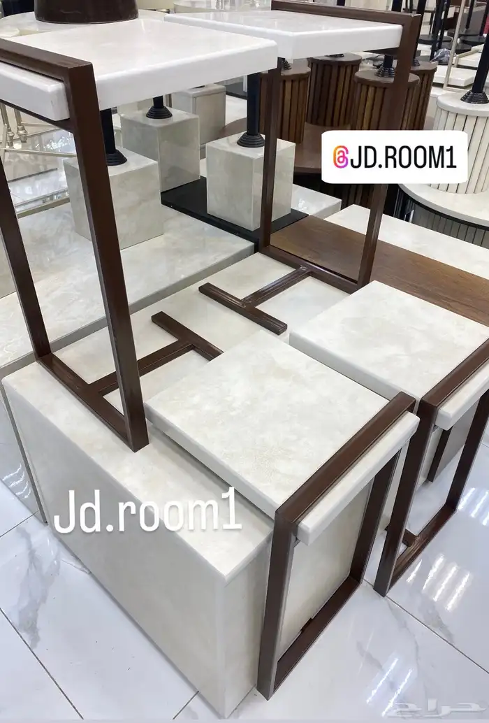 طاولات بديل الحجر 7