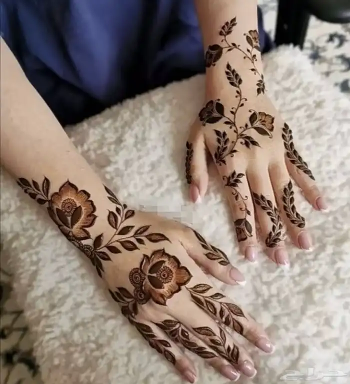 نقش حنا وصبغه اسود ورسومات حسب الطلب للكبار والصغار 3