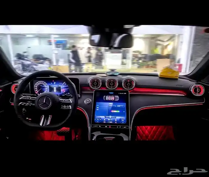 ليد طبلون و مكيف مرسيدس C 15