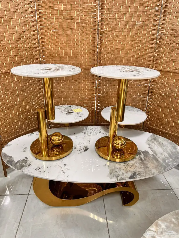 طاولات بديل الحجر 25