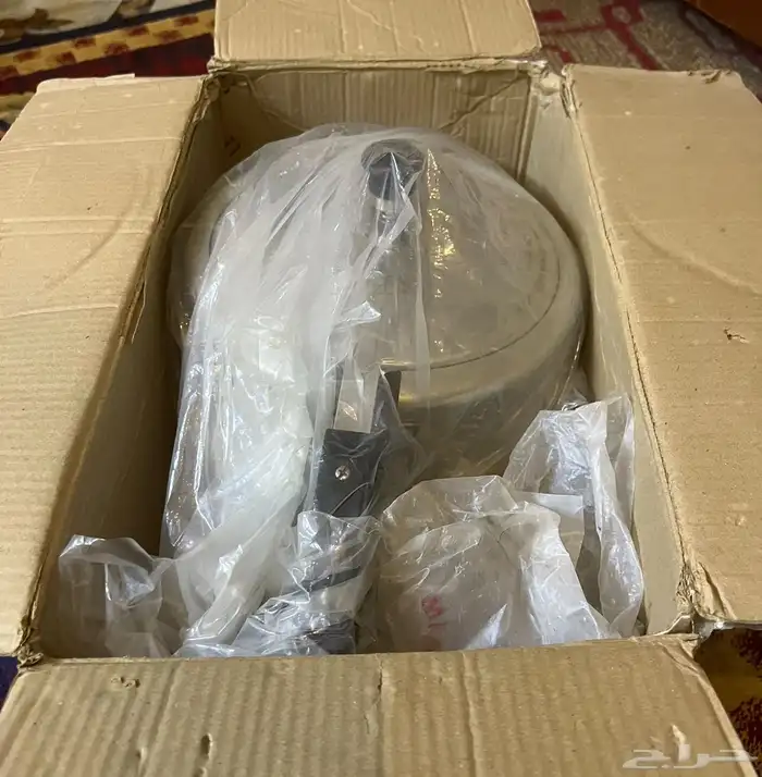 للبيع قدر ضغط مقاس 10 لتر المنيوم ثغيل اصلي نوع مفرطح 1