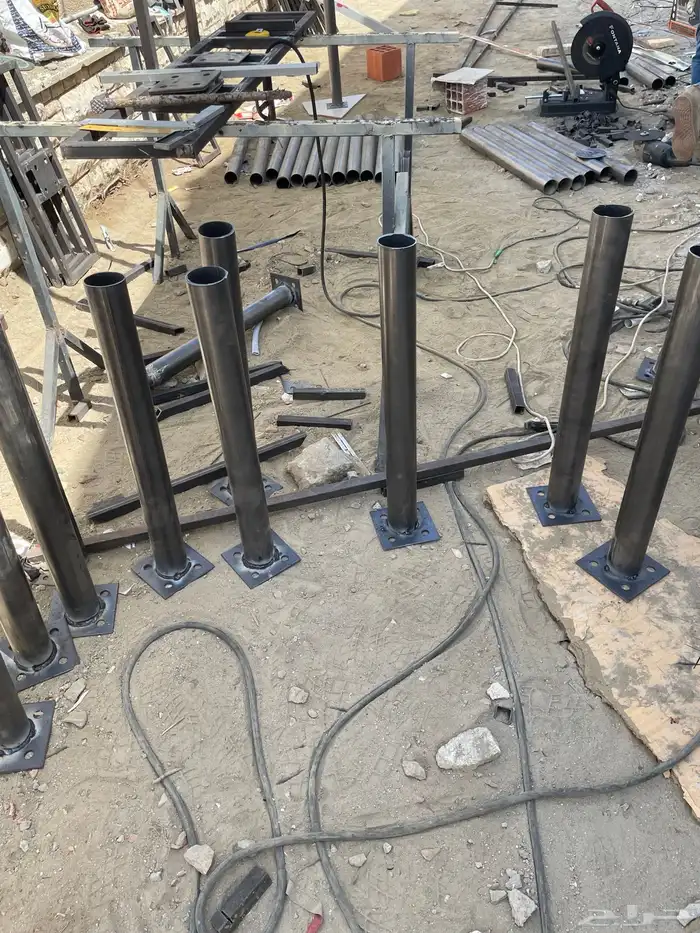 أعمال الحدادة الكريتال هناجر ومظلات وسواتر وتأسيس مصاعد 54