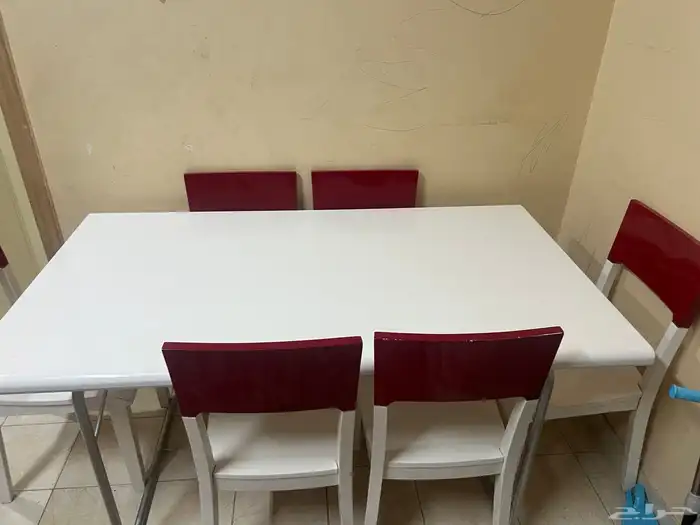 طاولة سفرة خشب 4