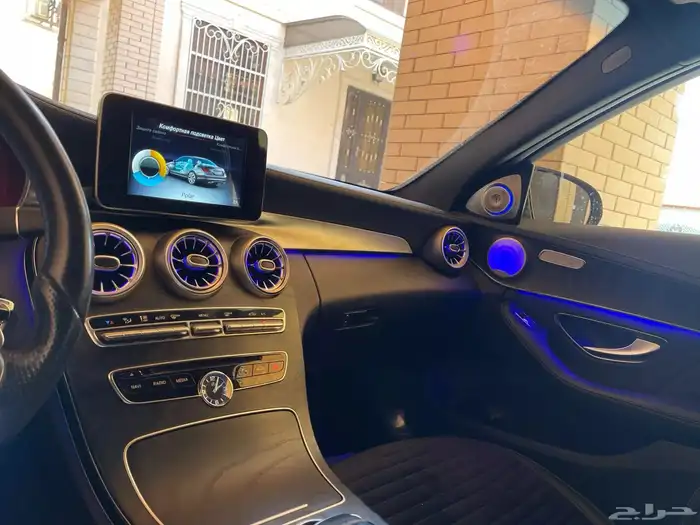 ليد طبلون و مكيف مرسيدس C 7