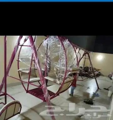 مرجيحه دواره نطاطه انجيلا ذلك حديد فلسطين كله في توصيل جاهز 7