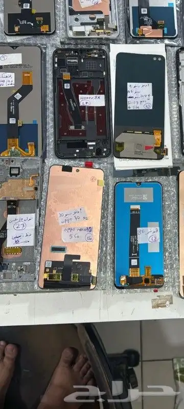 شاشة جوال اوبو رينو وهونر وسامسونج 1