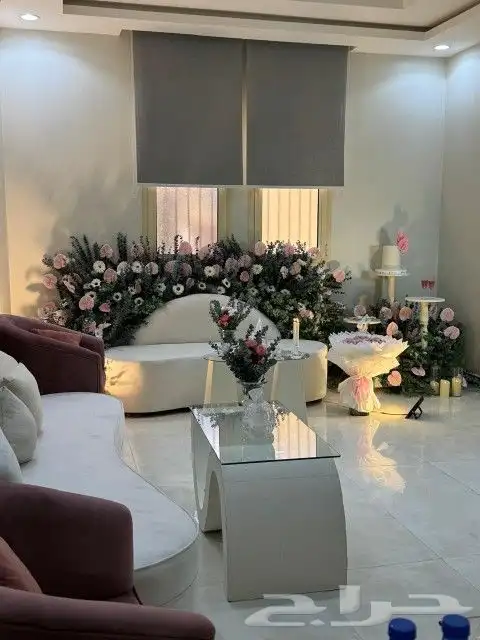 تجهيز حفلات وأعراس   تأجير كوش  طاولات  كراسي وبنشات في الري 4
