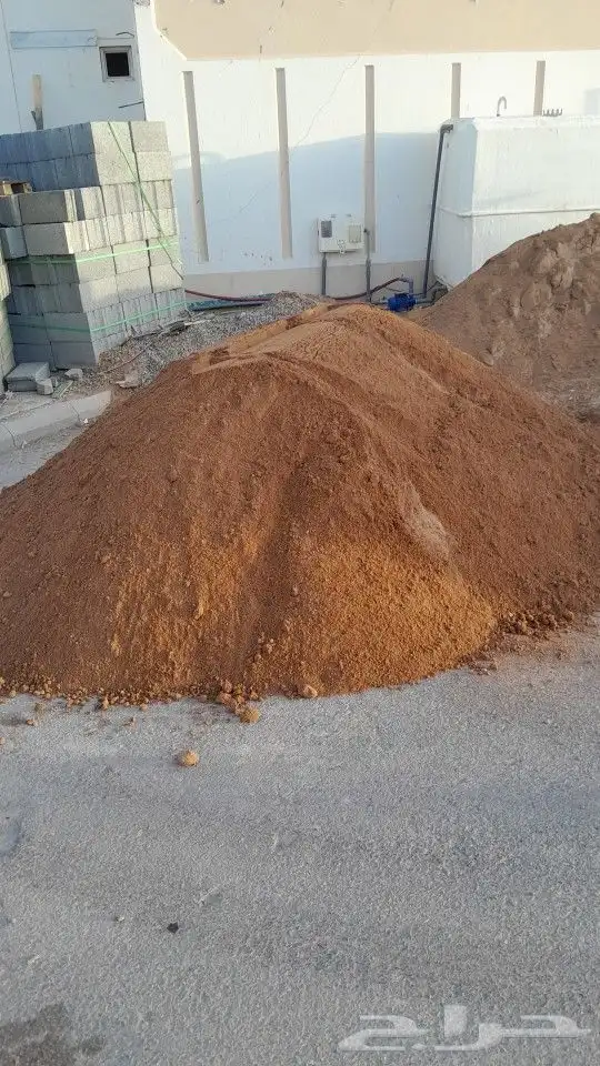 تربه زراعيه رمل مغسول رمل احمر سافي بدر بحص 4