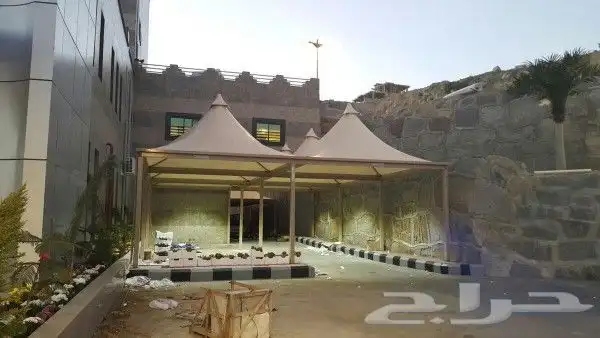 نشتغل جميع أعمال المظلات والسواتر والخيام وشبوك والهناجر 3