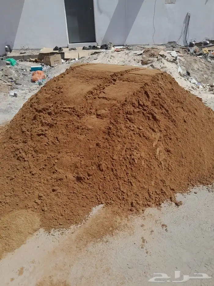 تربه زراعيه رمل مغسول رمل احمر سافي بدر بحص 2