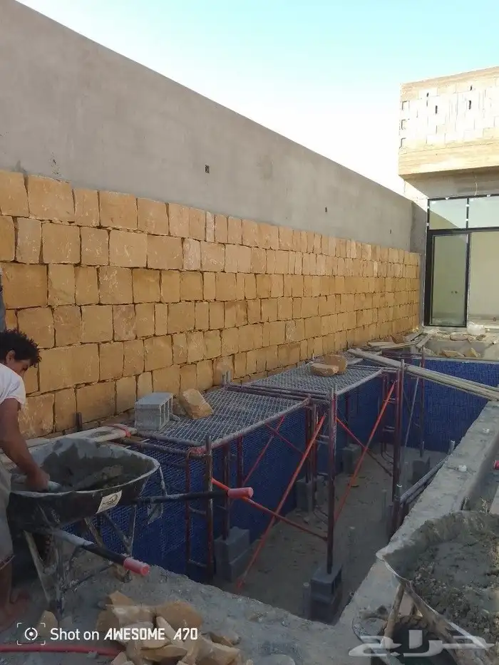مباني تراث حجر وطين وسقواف وترميمت البيوت القديمه وتليوست 7