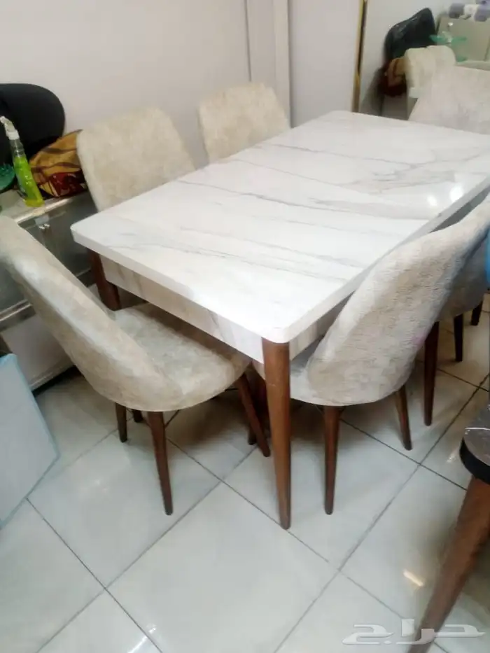 طاولات طعام خشب تركي موديل جديد بالكرتون 20