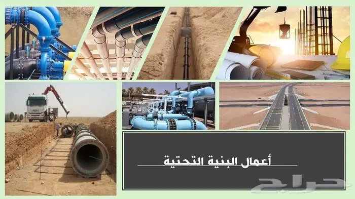 مقاول خرسانة تشطيب شبكات بنية تحتية هناجر 1