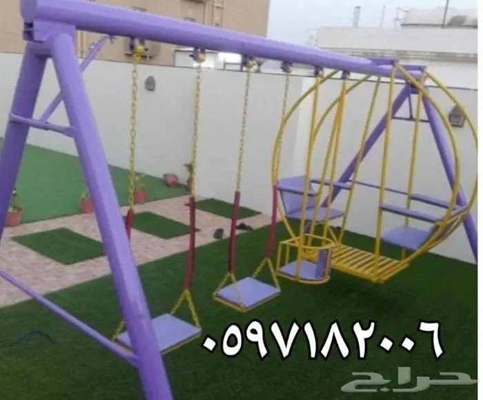 زين المكان بأحلى العاب مراجيح وملاهي زحليقة 7