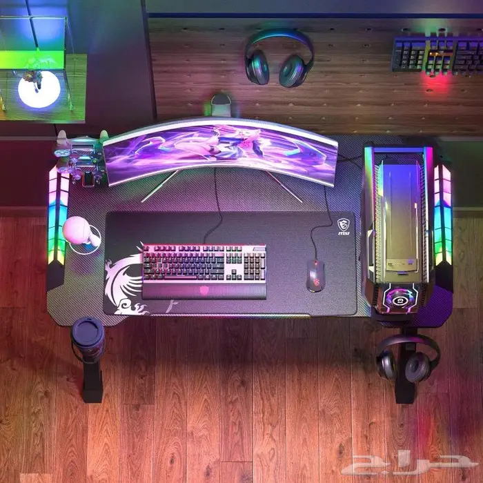 طاولة العاب قيمنق كمبيوتر احترافية للمنزل والمكتب 3